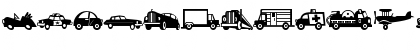 Mini Pics Lil Vehicles Regular Font