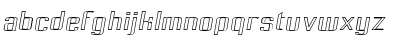 Pecot Outline Oblique Regular Font