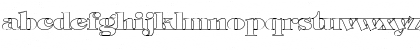 Tiffany-Heavy-Normal Hollow Regular Font