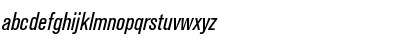 Akzidenz-Grotesk BQ Condensed Italic Font