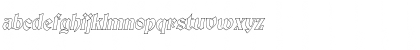 Brandywine-Hollow-Condensed Italic Font