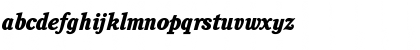 CushingEF-HeavyItalic Regular Font