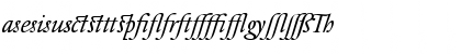 DTL Elzevir T Alternate Italic Font
