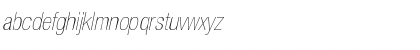 Helvetica Neue LT Std 27 Ultra Light Condensed Oblique Font