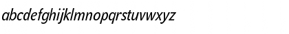 JohnSansCond Text Pro Italic Font