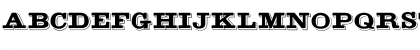 LHF Burbank Shadow Regular Font LHF Burbank Shadow Regular Font