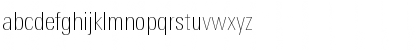 LinotypeUnivers CondUltraLight Font