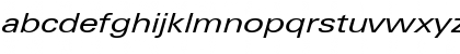 LinotypeUnivers ExtdRegularItalic Font