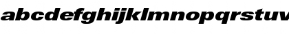 LinotypeUnivers ExtdXBlackItalic Font