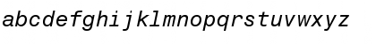 Monospace 821 Italic Font