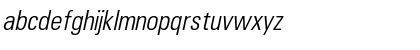 Uniform Condensed Light Italic Font