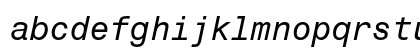 Monospace 821 Italic Monospace 821 Italic