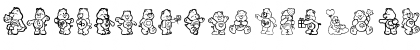 CareBearsbyIacy Regular Font CareBearsbyIacy Regular Font