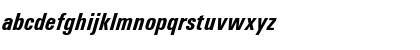 Univers Condensed Bold Italic Font
