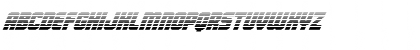 Army Rangers Gradient Italic Italic Font