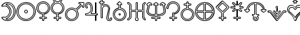 Astronomic Signs St Regular Font Astronomic Signs St Regular Font