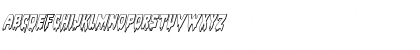 Bloodlust 3D Italic Italic Font