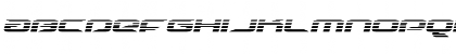Drive Scanlines Italic Italic Font