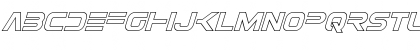 Eurofighter Outline Italic Outline Italic Font