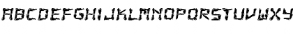 Fluid LCD Regular Font