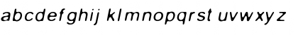 Gaussian Blur Italic Regular Font