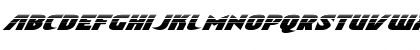 Ninja Garden Halftone Italic Italic Font