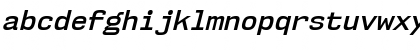 NK57 Monospace SemiBold Italic Font