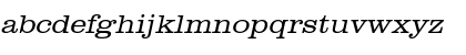 URWClarendonTLigExtWid Oblique Font