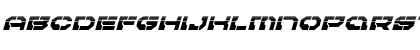 Pulsar Class Halftone Italic Italic Font