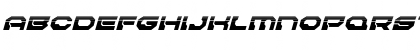 Pulsar Class Solid Halftone Italic Italic Font