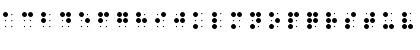 QBraille Regular Font