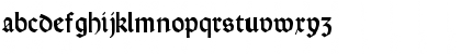 Rundgotisch Rauh Regular Font