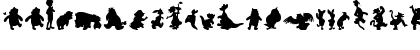 Winnie Silhouettes Regular Font