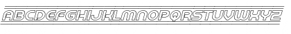 Barcade Outline Italic Outline Italic Font