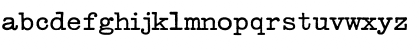 TypeWriterRomanConde Regular Font