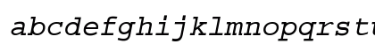Courier Dark Italic