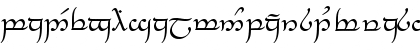 Tengwar Feanor Regular Font Tengwar Feanor Regular Font