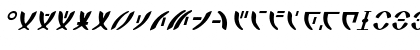 Zeta Reticuli Italic Italic Font