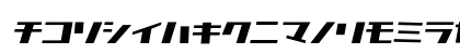D3 Factorism Katakana Italic Regular