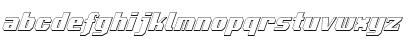 Voortrekker 3D Condensed Italic Condensed Italic Font