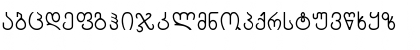 ChveuMtavr Normal Font