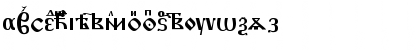 ChurchSlavonic Bold Font ChurchSlavonic Bold Font