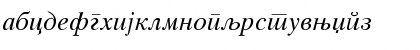 CirilicaTimesItalic Regular Font CirilicaTimesItalic Regular Font