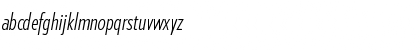 Verlag Compressed Light Italic Font