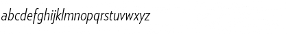 Verlag Condensed Light Italic Font