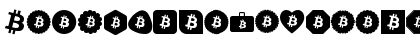 Font Bitcoin Color Regular Font