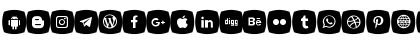 Icons Social Media 5 Regular Font