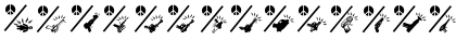 PeaceThruGuns Regular Font PeaceThruGuns Regular Font