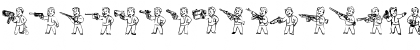 Pip Boy Weapons Dingbats Regular Font