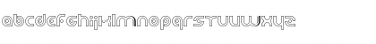 Planetary Orbiter Outline Regular Font